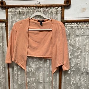 Forever 21 tie crop top